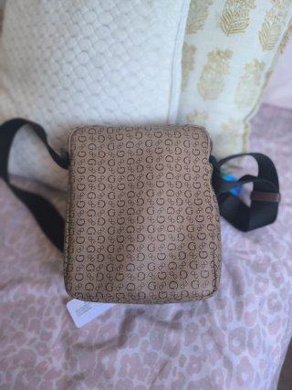 Bandolera Guess Beige y Marrón