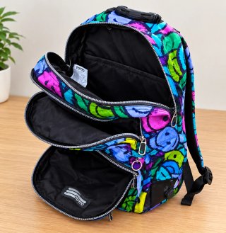 Mochila TOTTO Crayoles Emoji Multic–Gran capacidad