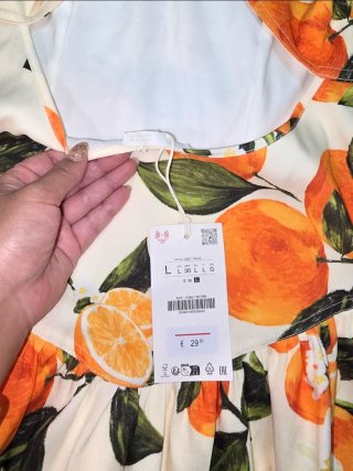 Zara Vestido Sin Estrenar Vuelo Tipo Globo