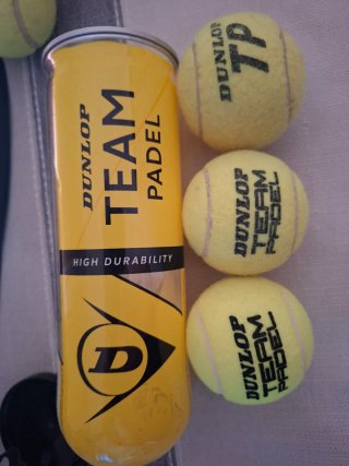 3 Pelotas de Pádel Dunlop Team