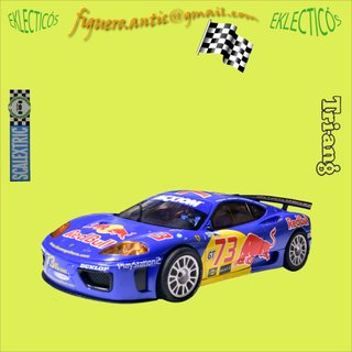 SCALEXTRIC. SCX.FERRARI 360 GTC RED BULL. Ref.6202