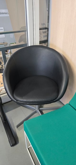 Butaca Negra Giratoria