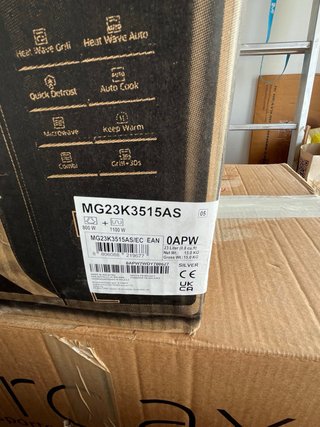 Microondas Samsung Grill 23L Inox