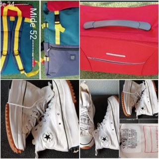 Lote Converse y Mochila Grande