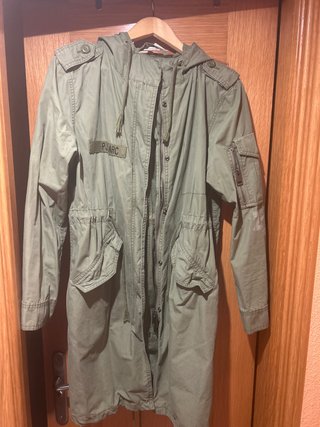 Parka Zara Verde Oliva