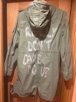 Parka Zara Verde Oliva