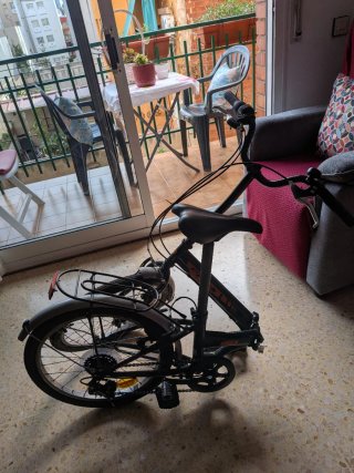 Bicicleta plegable F-Park (necesita reparación)