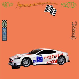 SCALEXTRIC. SCX. ASTON MARTIN DBR 9 YOUNG DRIVER
