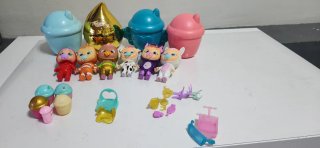 Lote de 6 Bebés Llorones con Accesorios