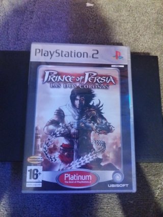 PS2 con 2 mandos y Prince of Persia