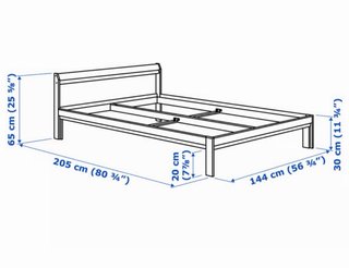 Estructura de Cama IKEA NEIDEN 140x200 cm
