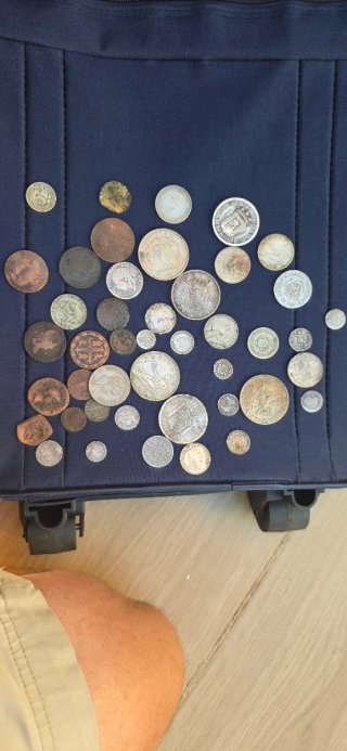 Lote de monedas antiguas