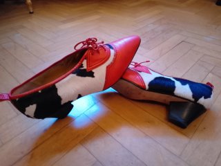 Zapatos Andrea Pfister Multicolor/Rojo