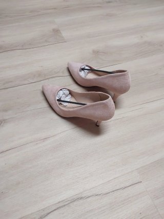 Zapatos de tacón rosa talla 37