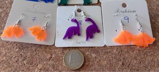 Pendientes de Dinosaurios (9 Modelos)