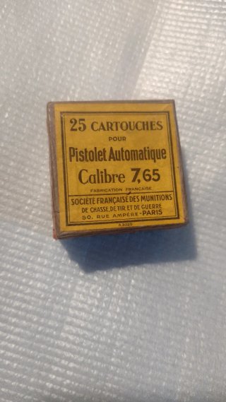 Caja Vacía de Munición Calibre 7,65