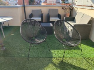 Sillas de jardín Acapulco Set x2