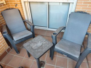 Set de 2 Sillones y Mesa de Terraza