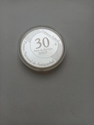 Medalla Plata Gobierno Federal 30 Años.MEXICO