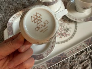 Servizio caffè porcellana Aloya