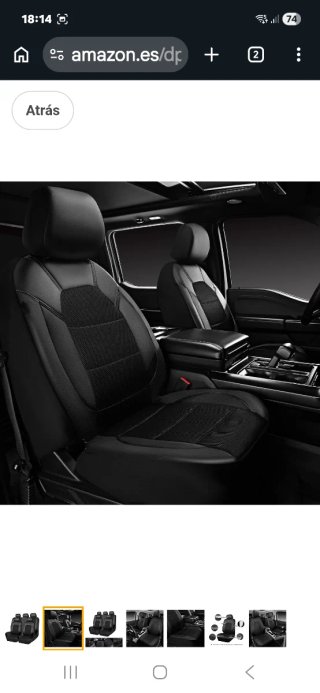 Fundas de asientos de coche PU Leather
