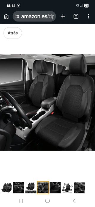 Fundas de asientos de coche PU Leather