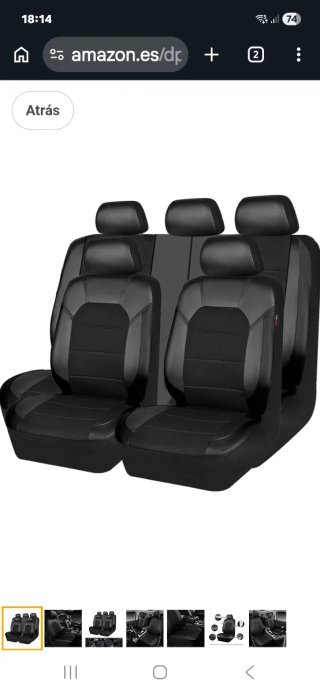 Fundas de asientos de coche PU Leather