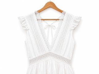 Vestido FETICHE SUANCES Atenas Blanco