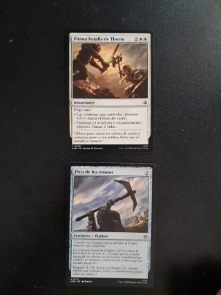 2 Cartas Magic: The Gathering - El Hobbit
