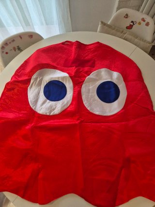 Disfraz Fantasma Pac-Man Adulto Rojo