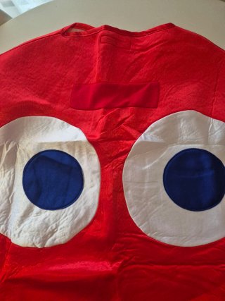 Disfraz Fantasma Pac-Man Adulto Rojo