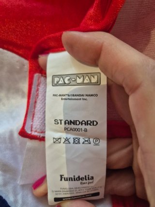 Disfraz Fantasma Pac-Man Adulto Rojo