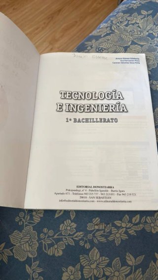 Tecnología e ingeniería I : 1o Bachillerato