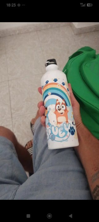 Botella personalizada Siempre estarás en mi Corazó