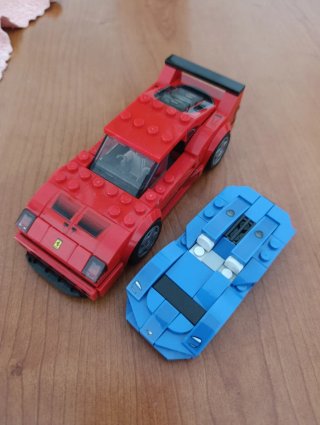 Ferrari f40 lego + mini McLaren de regalo