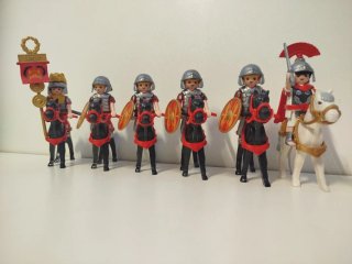 Playmobil Tribuno con Escolta de Legionarios.