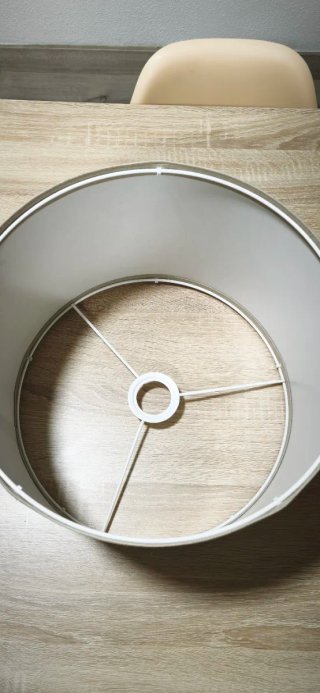 Pantalla lámpara IKEA RINGSTA beige 33cm