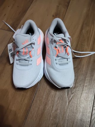 Botas Adidas Cloudfoam Gris y Rosa
