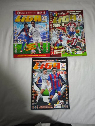 Álbumes Liga 2015-2018