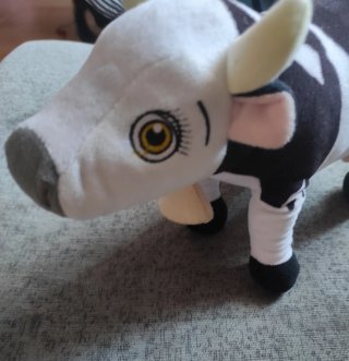 Peluche Vaca Lola con música