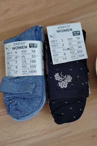 Pack de 7 pares de calcetines Pepco