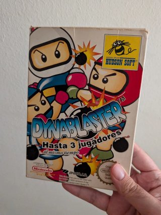 Dynablaster Nintendo NES Hudson Soft pal B Esp