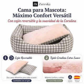 Cama para Perro Mediano 80x60cm