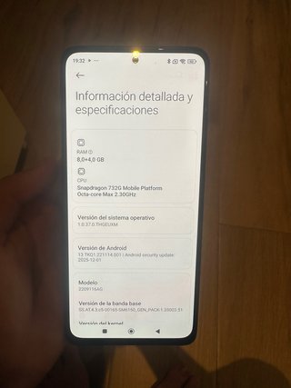 Xiaomi Redmi Note 12 Pro 256GB Negro