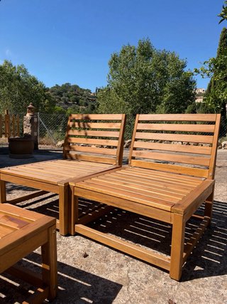 Set de 5 Muebles de Exterior de Madera Ikea