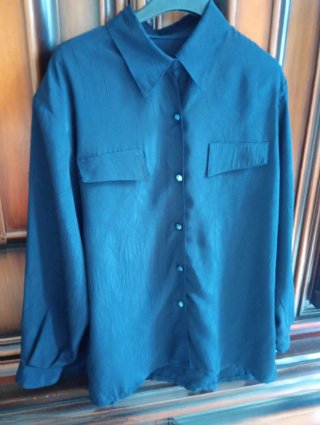 Camicia vintage blu