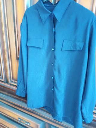 Camicia vintage blu
