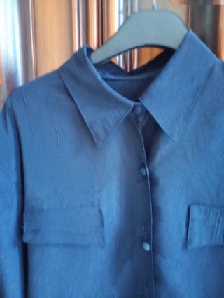 Camicia vintage blu