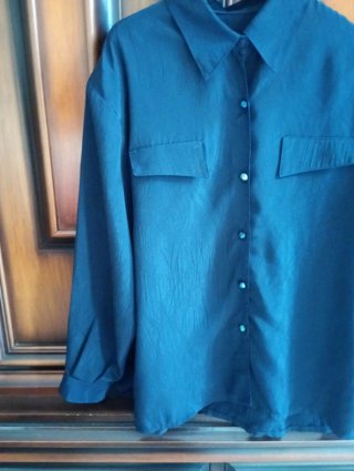 Camicia vintage blu