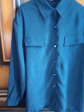 Camicia vintage blu